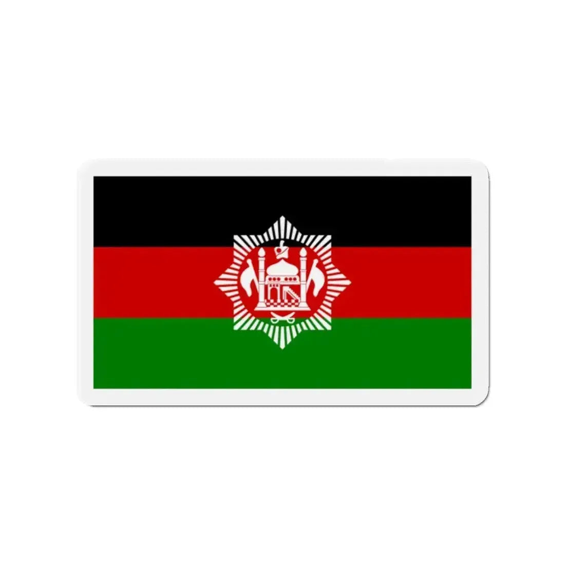 Flag of Afghanistan 1928 - Refrigerator Magnet - The Sticker Space