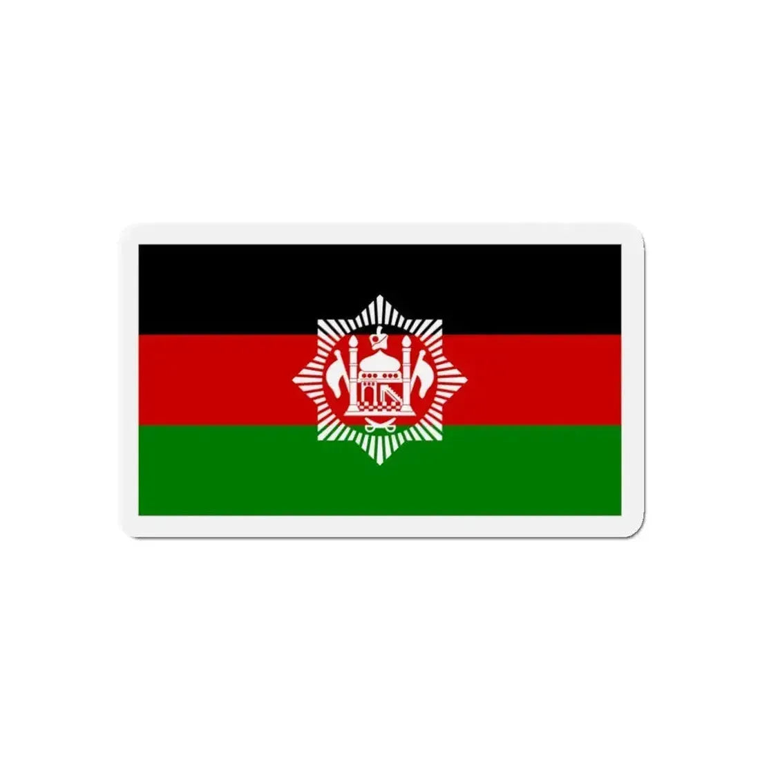 Flag of Afghanistan 1928 - Refrigerator Magnet - The Sticker Space