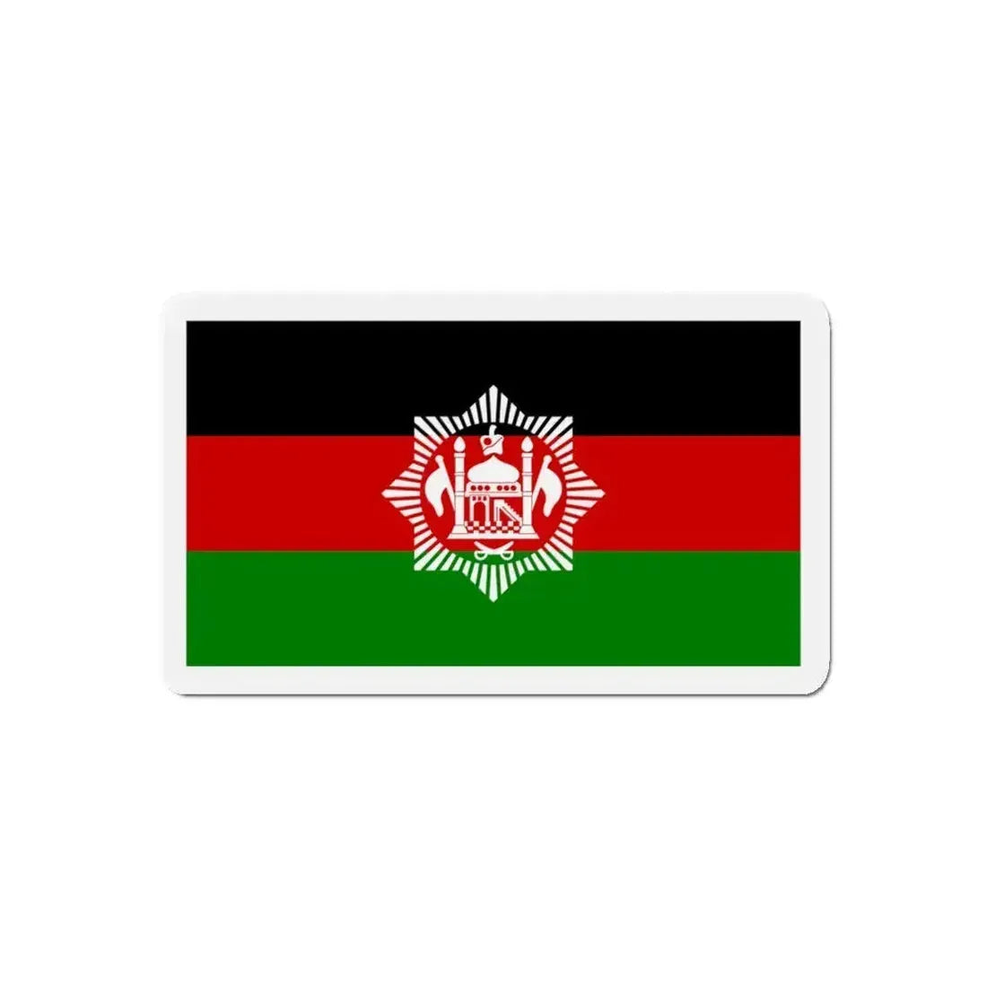 Flag of Afghanistan 1928 - Refrigerator Magnet - The Sticker Space