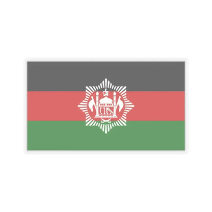 Flag of Afghanistan 1928 - STICKER Vinyl Kiss-Cut Decal 2 Inch Transparent - The Sticker Space