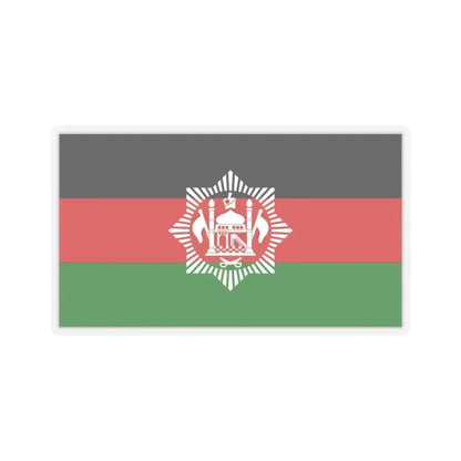 Flag of Afghanistan 1928 - STICKER Vinyl Kiss-Cut Decal 3 Inch Transparent - The Sticker Space