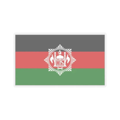 Flag of Afghanistan 1928 - STICKER Vinyl Kiss-Cut Decal 4 Inch Transparent - The Sticker Space