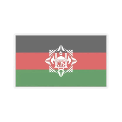 Flag of Afghanistan 1928 - STICKER Vinyl Kiss-Cut Decal 6 Inch Transparent - The Sticker Space