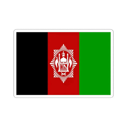 Flag of Afghanistan 1929-1931 (Afghanistan) STICKER Vinyl Kiss-Cut Decal 4 Inch White - The Sticker Space