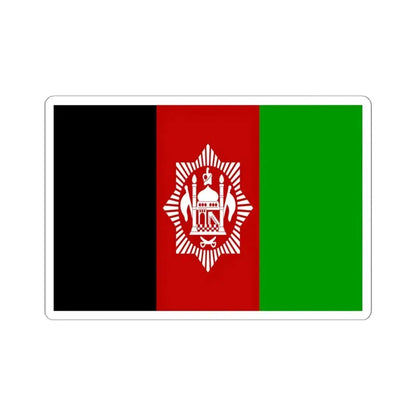 Flag of Afghanistan 1929-1931 (Afghanistan) STICKER Vinyl Kiss-Cut Decal 6 Inch White - The Sticker Space