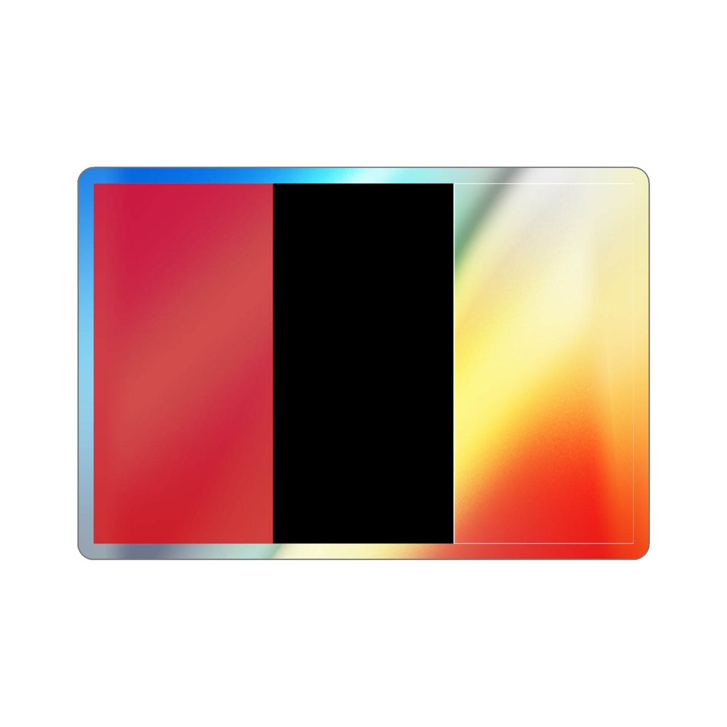 Flag of Afghanistan 1929 Holographic STICKER Die-Cut Vinyl Decal-2 Inch-The Sticker Space