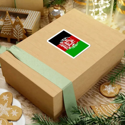 Flag of Afghanistan 1931-1973 (Afghanistan) STICKER Vinyl Kiss-Cut Decal - The Sticker Space