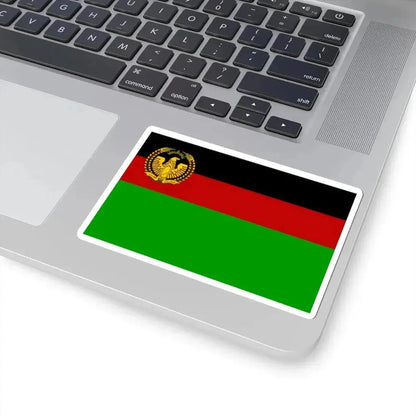 Flag of Afghanistan 1974-1978 (Afghanistan) STICKER Vinyl Kiss-Cut Decal - The Sticker Space