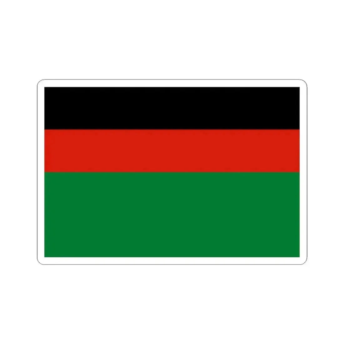 Flag of Afghanistan 1978 (Afghanistan) STICKER Vinyl Kiss-Cut Decal 4 Inch White - The Sticker Space