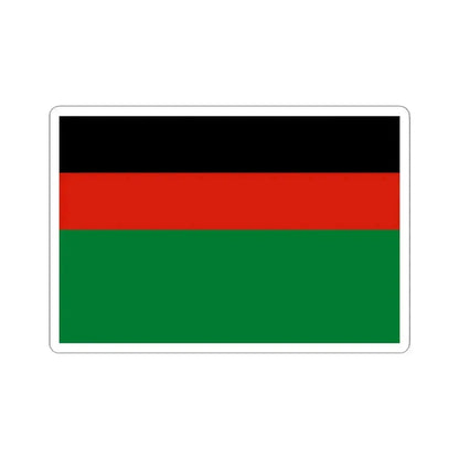 Flag of Afghanistan 1978 (Afghanistan) STICKER Vinyl Kiss-Cut Decal 4 Inch White - The Sticker Space