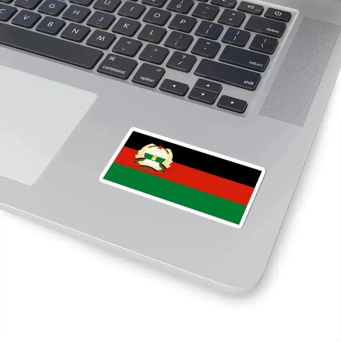 Flag of Afghanistan 1980-1987 (Afghanistan) STICKER Vinyl Kiss-Cut Decal - The Sticker Space