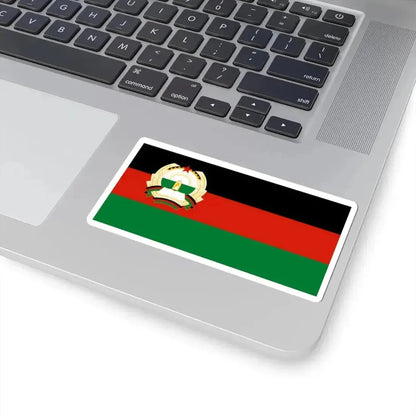 Flag of Afghanistan 1980-1987 (Afghanistan) STICKER Vinyl Kiss-Cut Decal - The Sticker Space