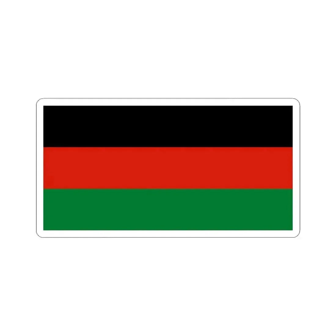 Flag of Afghanistan 1980-1992 Without Emblem (Afghanistan) STICKER Vinyl Kiss-Cut Decal 3 Inch White - The Sticker Space