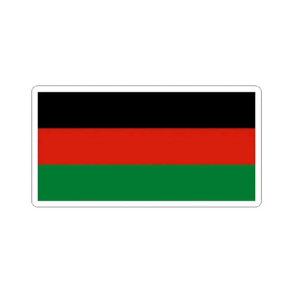 Flag of Afghanistan 1980-1992 Without Emblem (Afghanistan) STICKER Vinyl Kiss-Cut Decal 6 Inch White - The Sticker Space