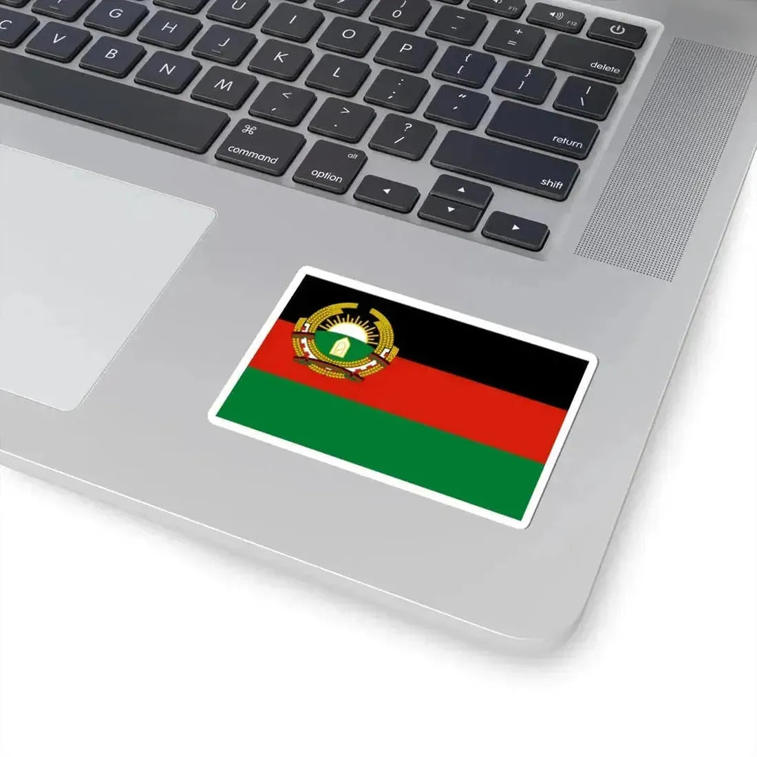 Flag of Afghanistan 1987-1992 3-2 (Afghanistan) STICKER Vinyl Kiss-Cut Decal - The Sticker Space
