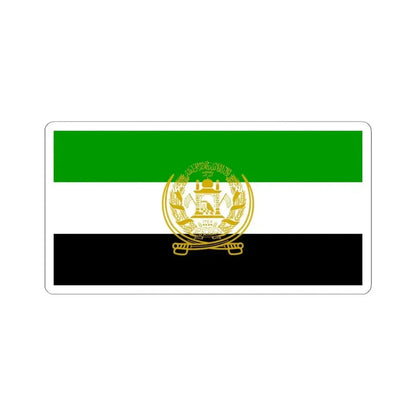 Flag of Afghanistan 1992-2001 (Afghanistan) STICKER Vinyl Kiss-Cut Decal 4 Inch White - The Sticker Space