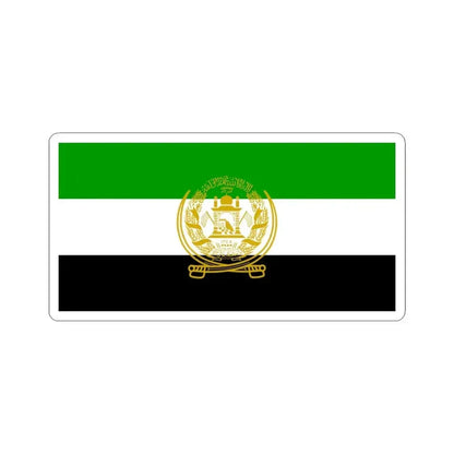 Flag of Afghanistan 1992-2001 (Afghanistan) STICKER Vinyl Kiss-Cut Decal 6 Inch White - The Sticker Space