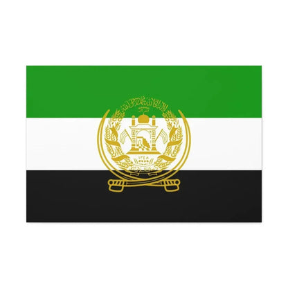Flag of Afghanistan 1992 to 2001 - Canvas Wall Art - The Sticker Space
