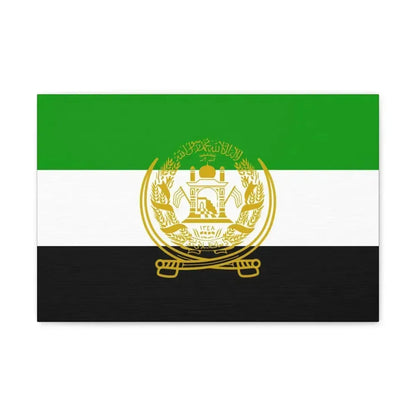Flag of Afghanistan 1992 to 2001 - Canvas Wall Art - The Sticker Space