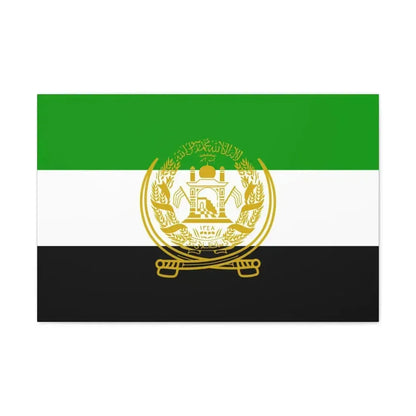 Flag of Afghanistan 1992 to 2001 - Canvas Wall Art - The Sticker Space