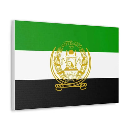 Flag of Afghanistan 1992 to 2001 - Canvas Wall Art - The Sticker Space
