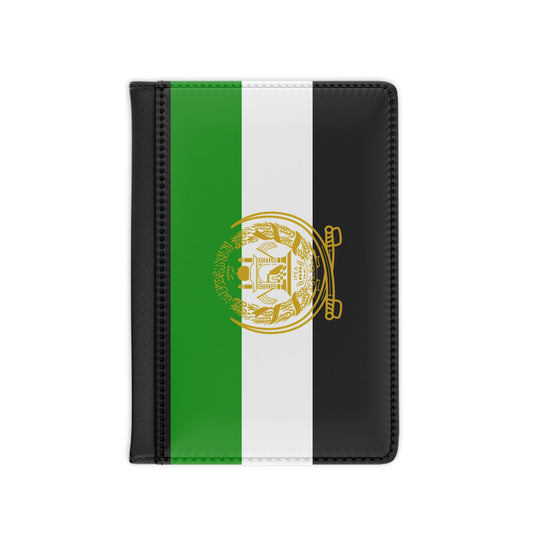 Flag of Afghanistan 1992 to 2001 - Passport Holder-3.9" x 5.8"-The Sticker Space