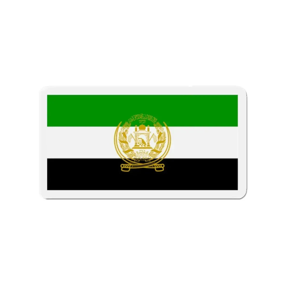 Flag of Afghanistan 1992 to 2001 - Refrigerator Magnet 2 Inch - The Sticker Space