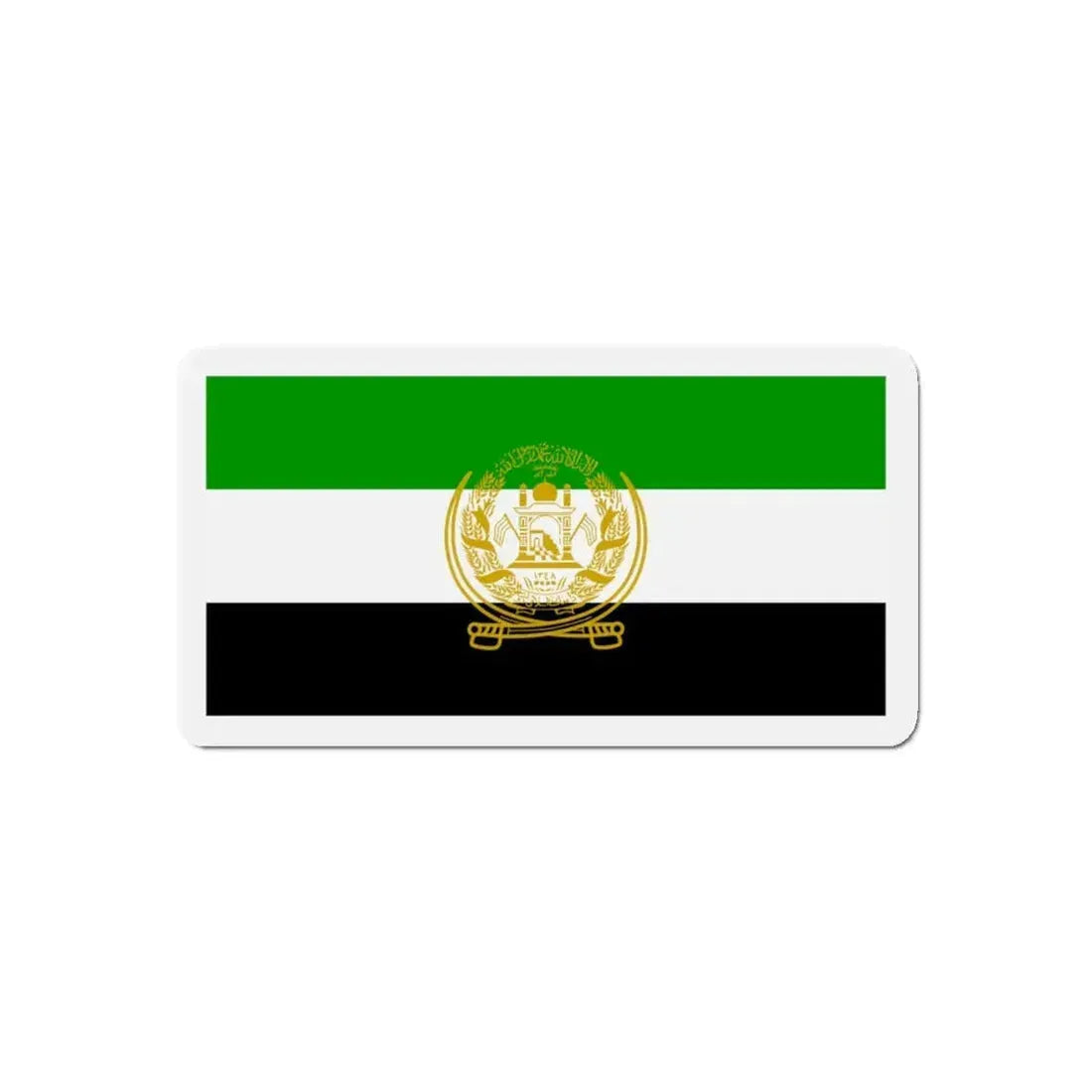 Flag of Afghanistan 1992 to 2001 - Refrigerator Magnet 4 Inch - The Sticker Space