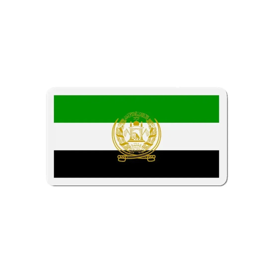 Flag of Afghanistan 1992 to 2001 - Refrigerator Magnet 6 Inch - The Sticker Space