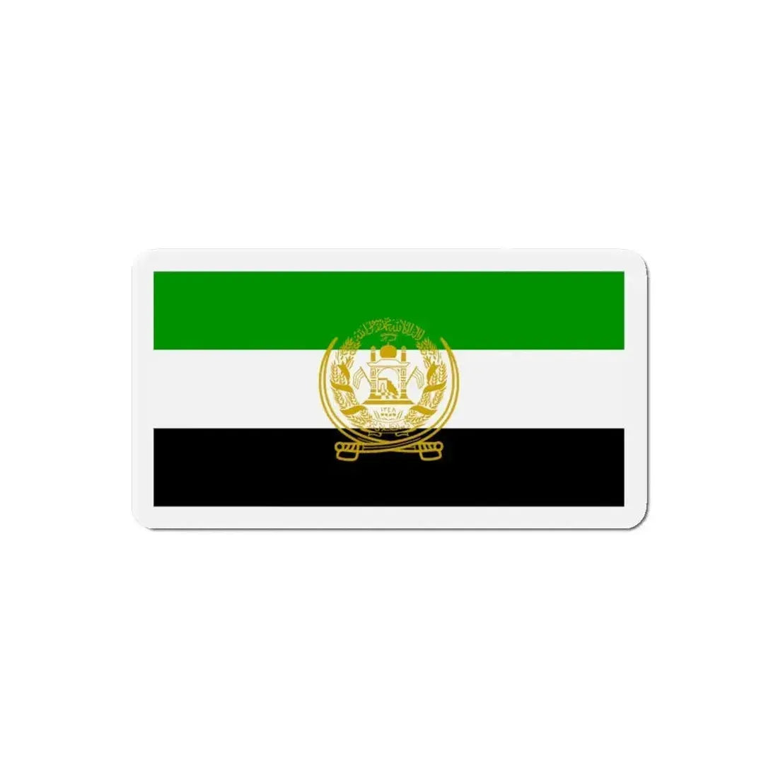 Flag of Afghanistan 1992 to 2001 - Refrigerator Magnet - The Sticker Space