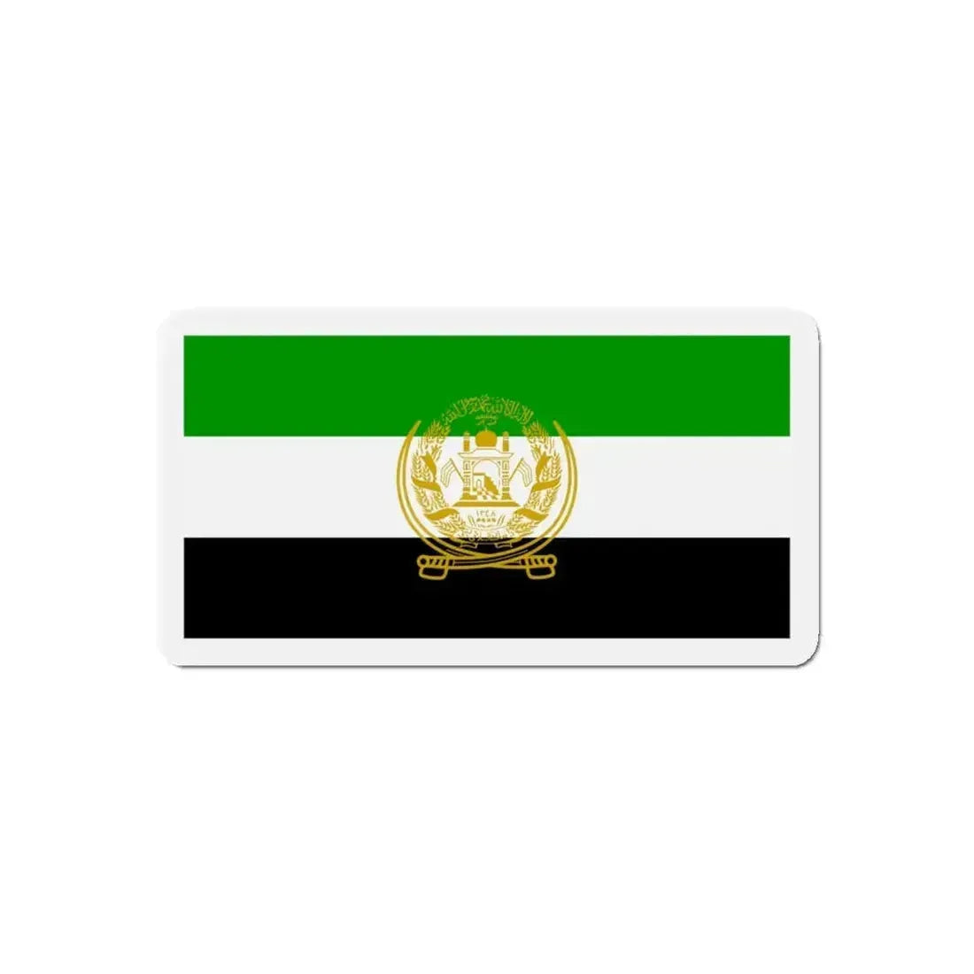 Flag of Afghanistan 1992 to 2001 - Refrigerator Magnet - The Sticker Space