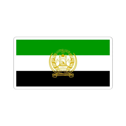 Flag of Afghanistan 1992 to 2001 - STICKER Vinyl Kiss-Cut Decal 2 Inch White - The Sticker Space
