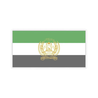 Flag of Afghanistan 1992 to 2001 - STICKER Vinyl Kiss-Cut Decal 3 Inch Transparent - The Sticker Space