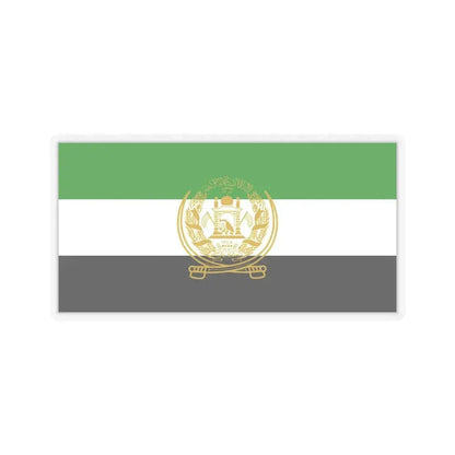 Flag of Afghanistan 1992 to 2001 - STICKER Vinyl Kiss-Cut Decal 4 Inch Transparent - The Sticker Space