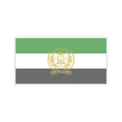 Flag of Afghanistan 1992 to 2001 - STICKER Vinyl Kiss-Cut Decal 6 Inch Transparent - The Sticker Space