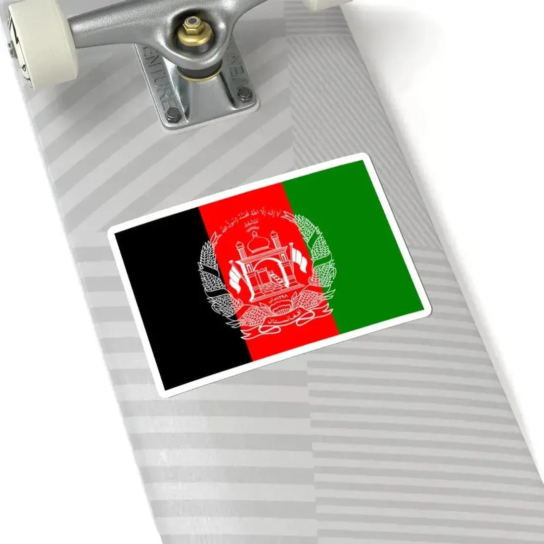 Flag of Afghanistan 2 (Afghanistan) STICKER Vinyl Kiss-Cut Decal - The Sticker Space