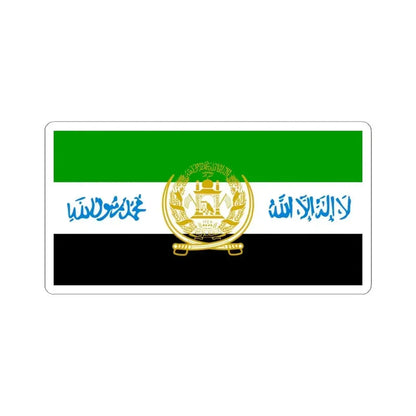 Flag of Afghanistan 2001-2002 (Afghanistan) STICKER Vinyl Kiss-Cut Decal 4 Inch White - The Sticker Space