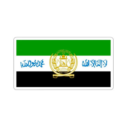 Flag of Afghanistan 2001-2002 (Afghanistan) STICKER Vinyl Kiss-Cut Decal 6 Inch White - The Sticker Space
