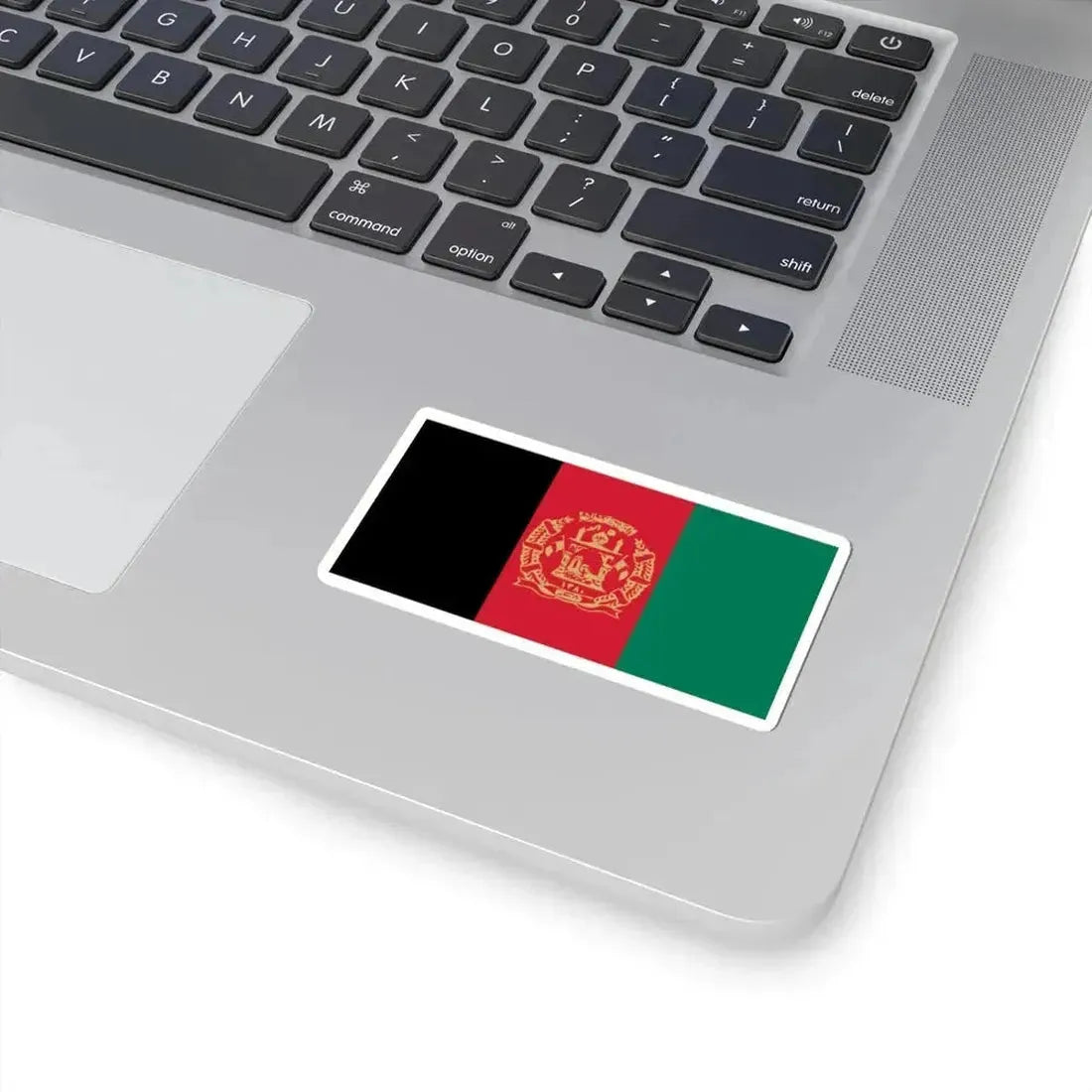 Flag of Afghanistan 2002-2004 Variant (Afghanistan) STICKER Vinyl Kiss-Cut Decal - The Sticker Space