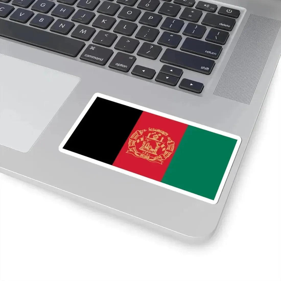 Flag of Afghanistan 2002-2004 Variant (Afghanistan) STICKER Vinyl Kiss-Cut Decal - The Sticker Space