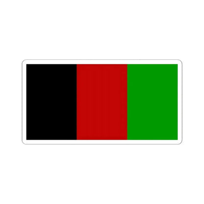 Flag of Afghanistan 2002-2004 variant without arms (Afghanistan) STICKER Vinyl Kiss-Cut Decal - The Sticker Space