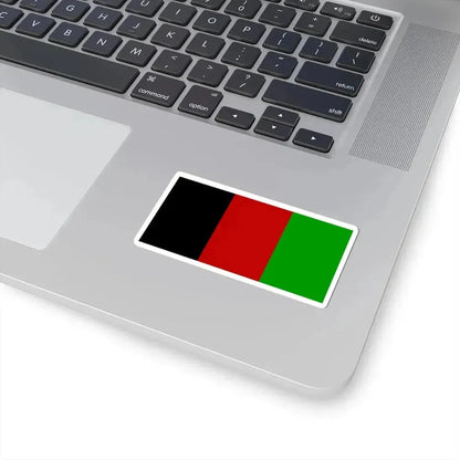 Flag of Afghanistan 2002-2004 variant without arms (Afghanistan) STICKER Vinyl Kiss-Cut Decal - The Sticker Space