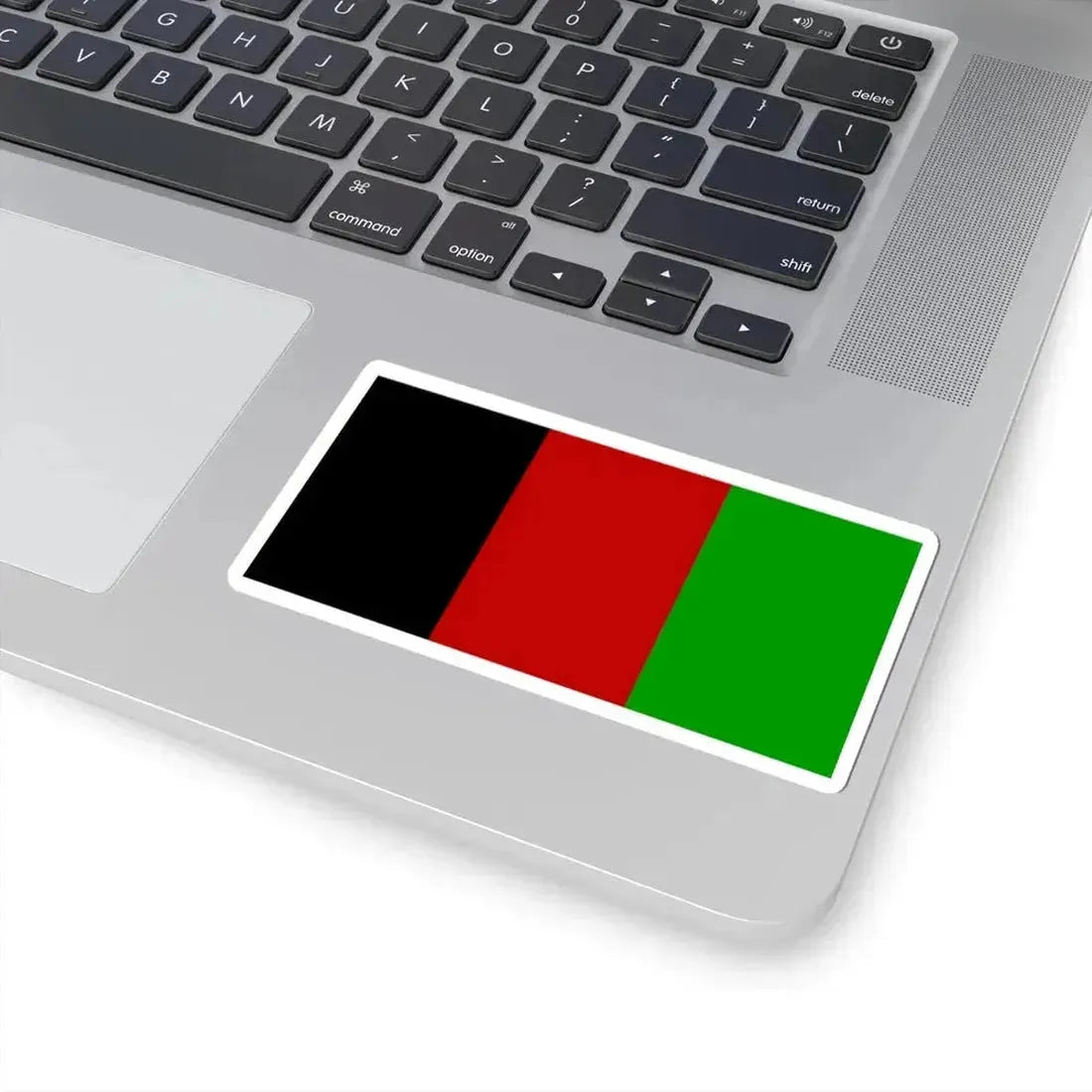 Flag of Afghanistan 2002-2004 variant without arms (Afghanistan) STICKER Vinyl Kiss-Cut Decal - The Sticker Space