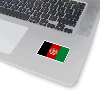 Flag of Afghanistan 2004-2021 variant (Afghanistan) STICKER Vinyl Kiss-Cut Decal - The Sticker Space