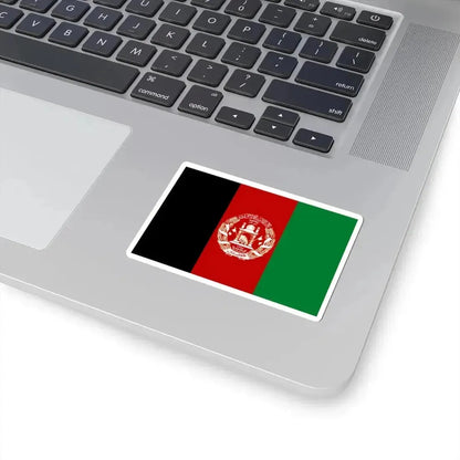 Flag of Afghanistan 2004-2021 variant (Afghanistan) STICKER Vinyl Kiss-Cut Decal - The Sticker Space