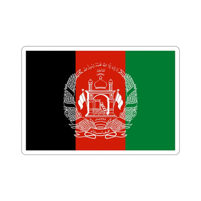 Flag of Afghanistan STICKER Vinyl Die-Cut Decal-4 Inch-The Sticker Space