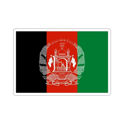 Flag of Afghanistan STICKER Vinyl Die-Cut Decal - The Sticker Space