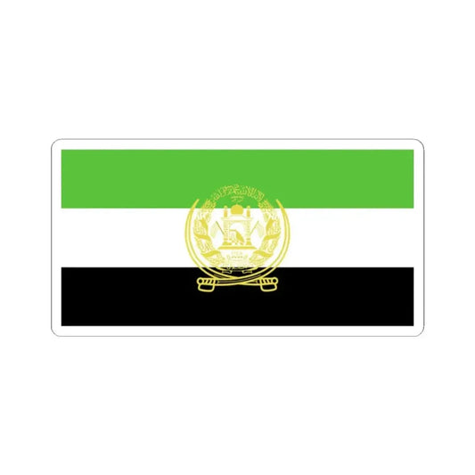 Flag of Afghanistan WFB 2000 (Afghanistan) STICKER Vinyl Kiss-Cut Decal 2 Inch White - The Sticker Space