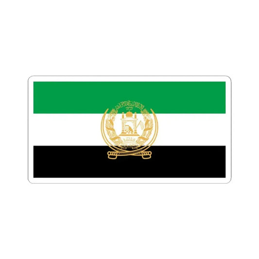 Flag of Afghanistan WFB 2001 (Afghanistan) STICKER Vinyl Kiss-Cut Decal 2 Inch White - The Sticker Space