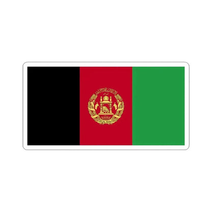 Flag of Afghanistan WFB 2004 (Afghanistan) STICKER Vinyl Kiss-Cut Decal 6 Inch White - The Sticker Space
